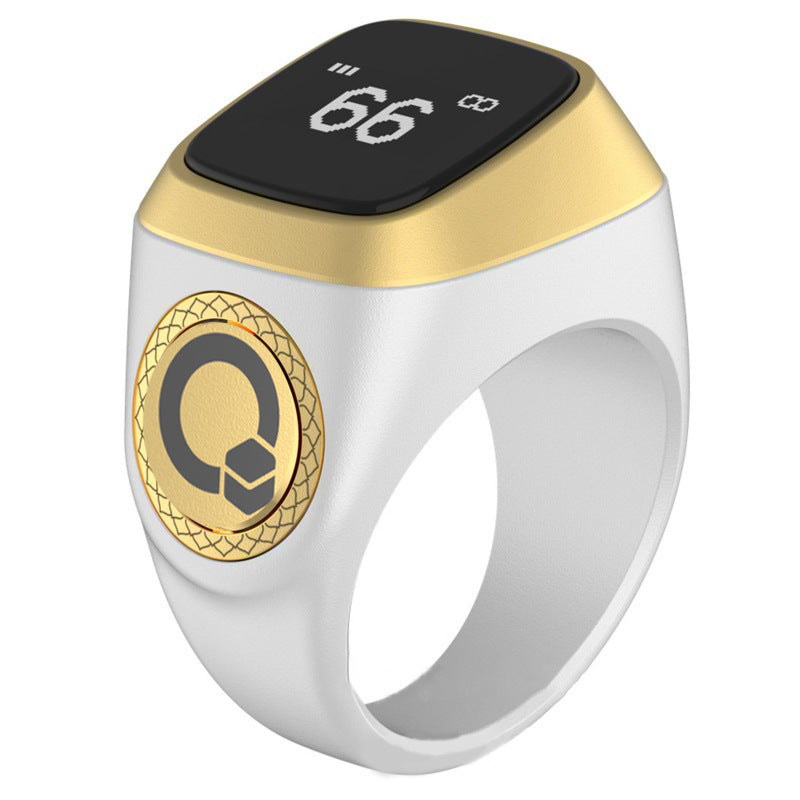 Tasbeeh Counter Prayer Reminder Smart Ring for Men