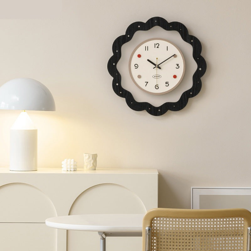 Flower Shaped Modern Decorative Wall Clock