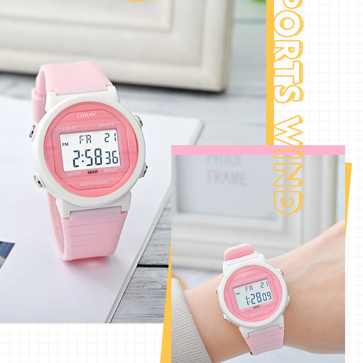 Matching Digital Multifunctional Watch Set for Teens