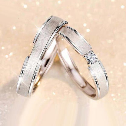 Custom Silver Wedding Bands for Him and Her