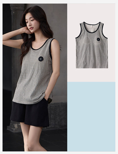 Soft Modal Couple PJs - Sleeveless Summer Set