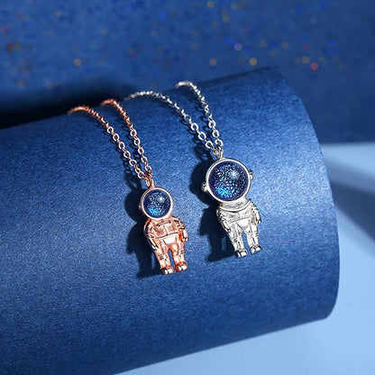 His and Her Necklaces Set for Space Fans