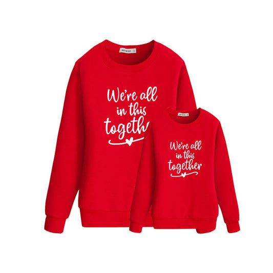 Mother and Daughter Long-sleeved Sweatshirts
