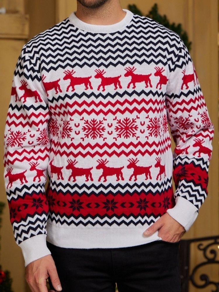 Mens Christmas Sweater Xmas Sweatshirt