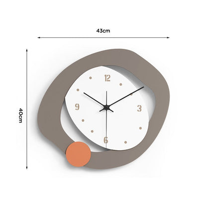 Modern Odd Shape Analog Silent Wall Clock