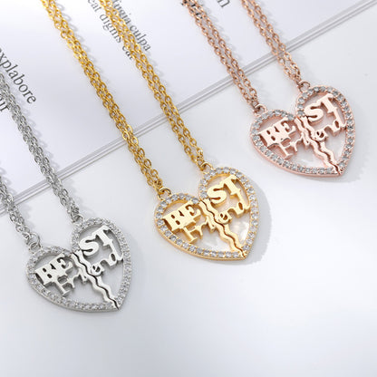 Bff Best Friends Necklaces Gift Set
