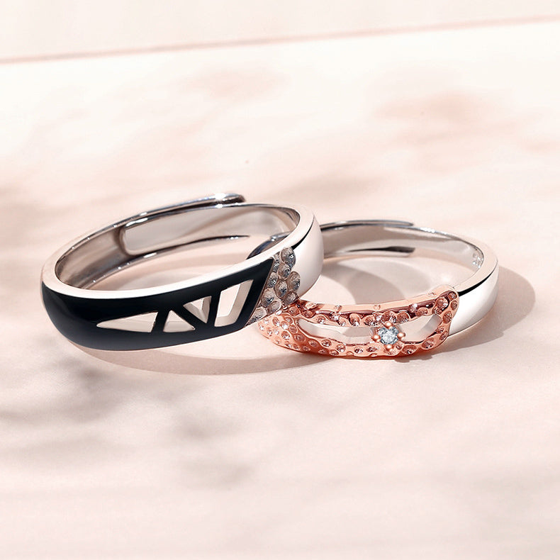 Engraved Matching Wedding Bands for Couples