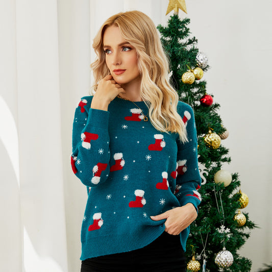 Holiday Women Sweater Xmas Sweatshirt