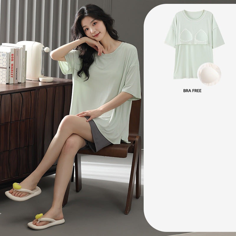 Two-Piece Summer Pajama Set for Women