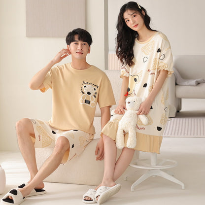 Couple Matching PJs Summer Loungewear Set