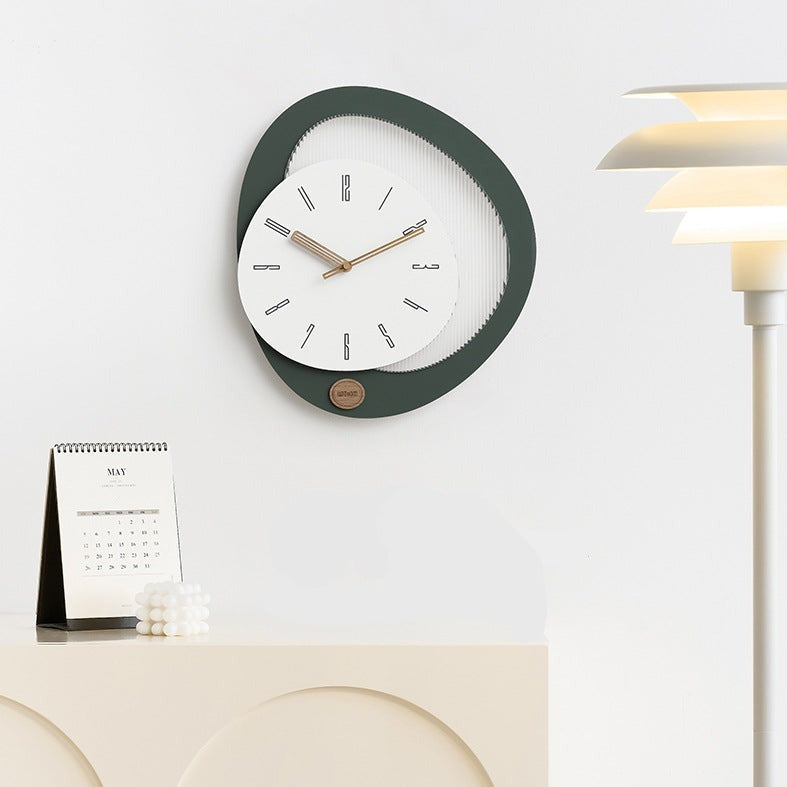 Modern Irregular Shaped Analog Wall Clock