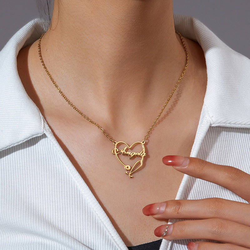 Personal Doctor Name Necklace