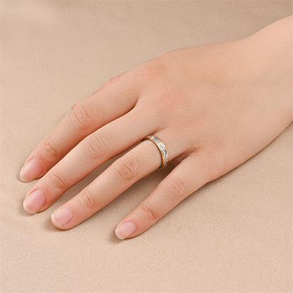 Custom Vintage Beveled Ring for Her
