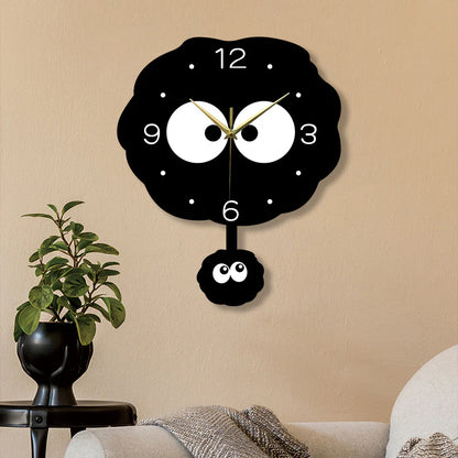 Cute Cartoon Kids Bedroom Silent Wall Clock – Playful & Colorful Design