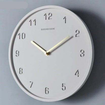 Concrete Nordic Pendulum Silent Wall Clock (10")