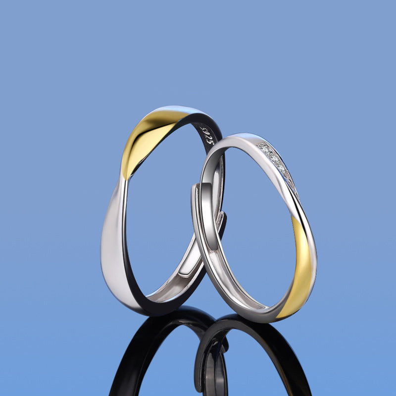 Custom Relationship Mobius Rings for Couples