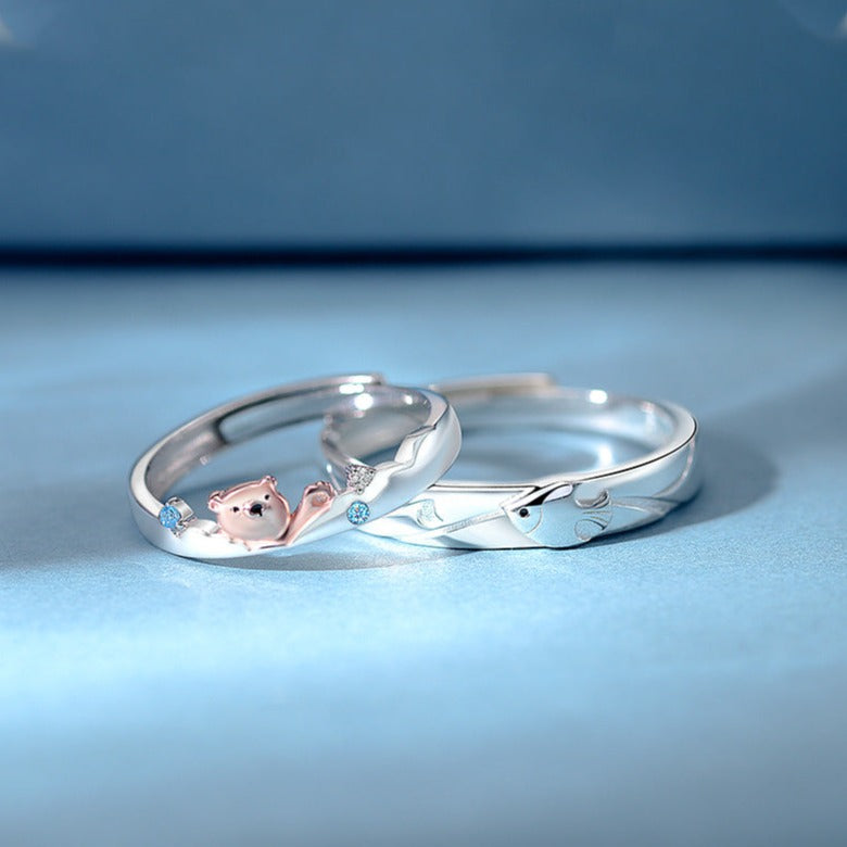 Personalized Promise Anniversary Heart Ring for Her Custom 925 Sterling  Silver Ring for Women with 2 Names Birthstones Rings for Couples -  Walmart.com