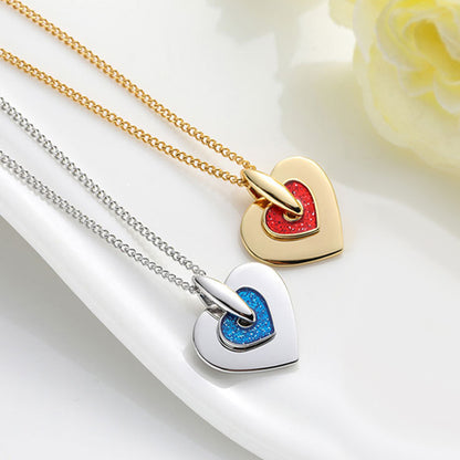 Personalized Heart Pendant Gift for Mom