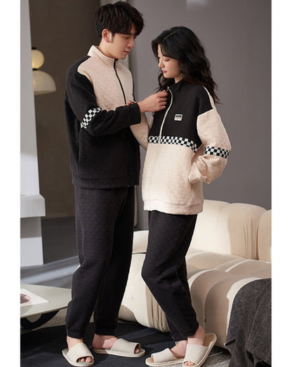 Couple Matching Sleepwear Soft Cotton Loungewear Set