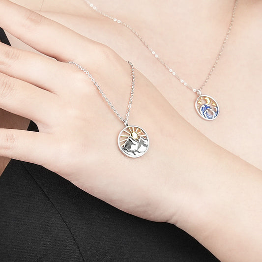 Sun and Moon Couple Gift Jewelry Set for Two