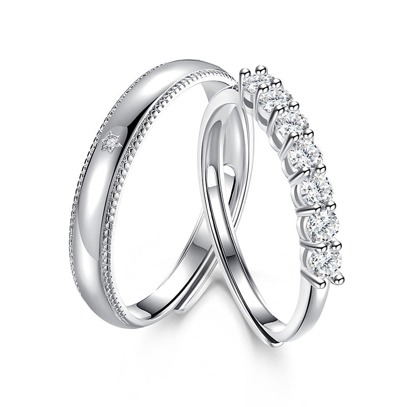 Custom Promise Rings for Men and Women Sterling Silver