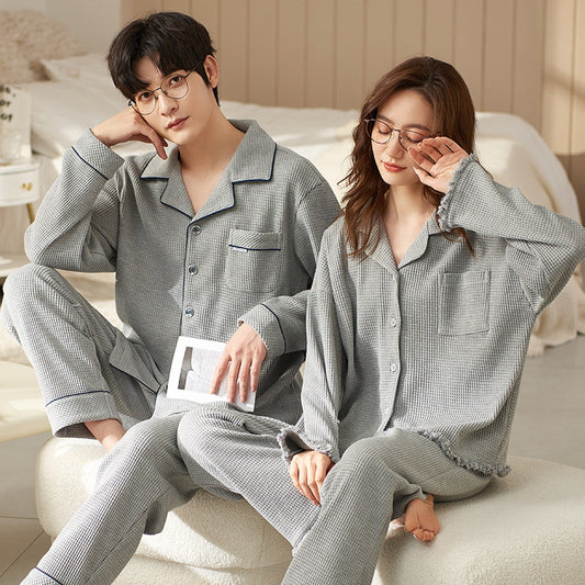 Matching His and Hers Cotton PJs Nightdress Set