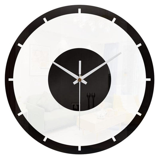 Minimalist Acrylic Silent Wall Clock — 12" Modern