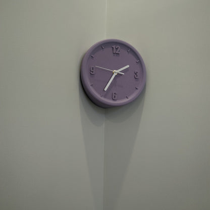 Minimalistic Nordic Analog Silent Wall Corner Clock
