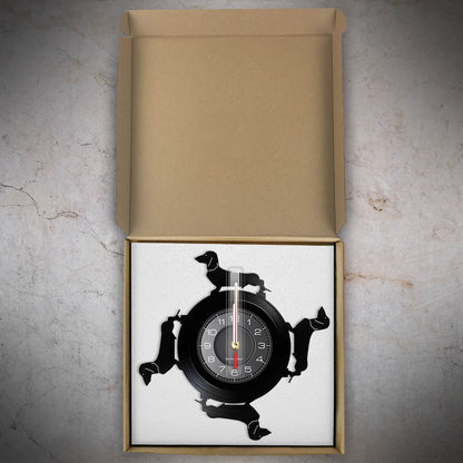 Vinyl Wall Clock Gift for Dachshund Owner