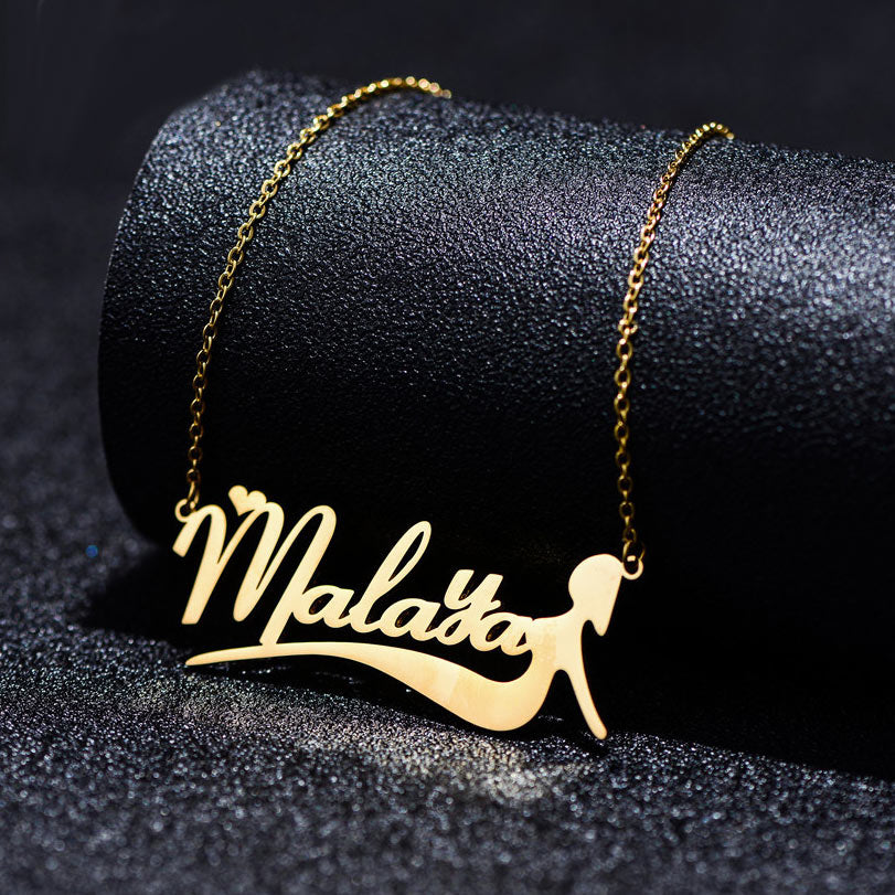 Princess Custom Name Pendant Necklace