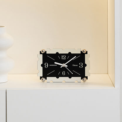 Retro Film-Frame Silent Desk Clock