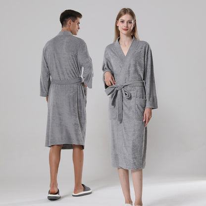 Couple's Matching Long Bathrobe Set for 2