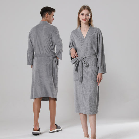 Couple's Matching Long Bathrobe Set for 2