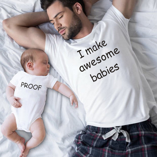 Dad and Baby Matching Tshirts