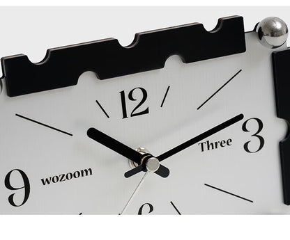 Retro Film-Frame Silent Desk Clock