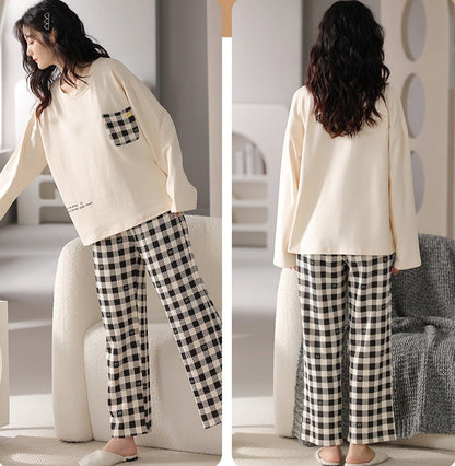 Womens Soft Pajamas Loungwear Set