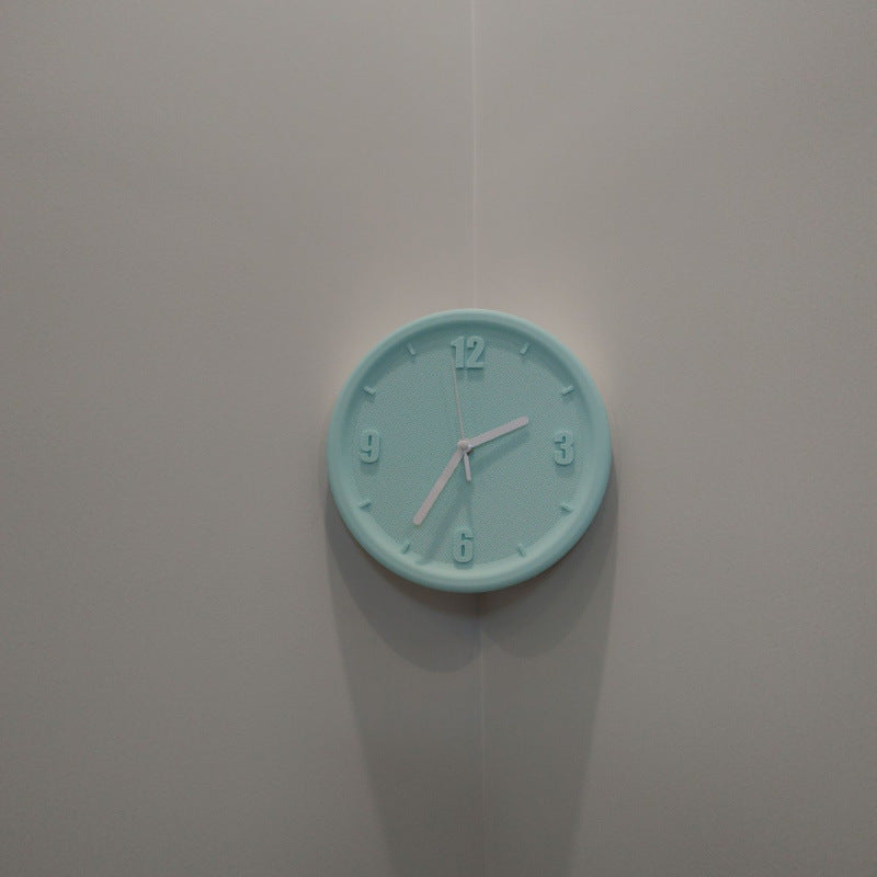 Minimalistic Nordic Analog Silent Wall Corner Clock