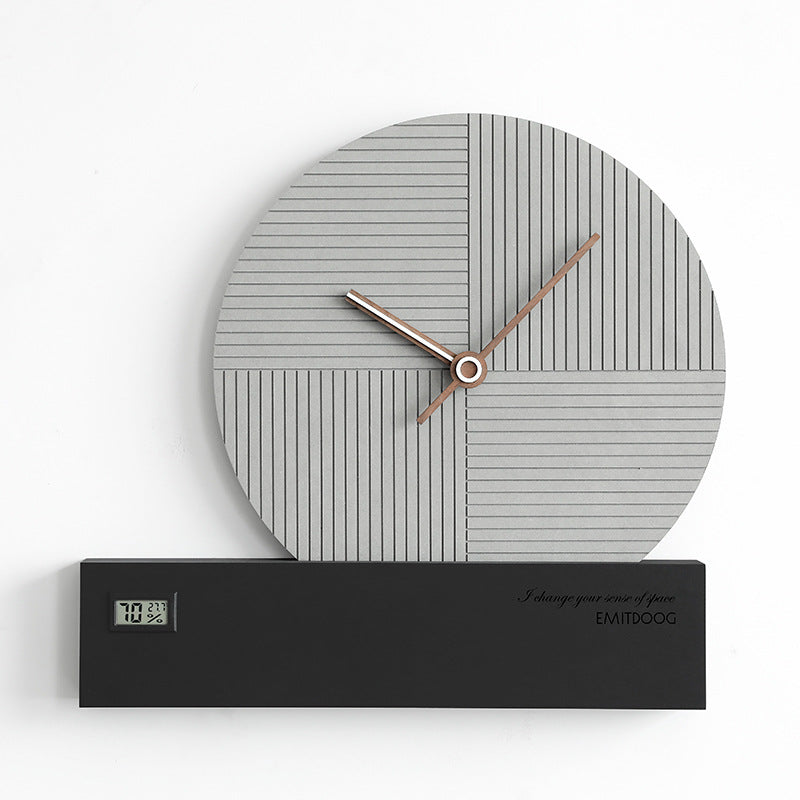 Nordic Minimalist Wall Clock (Silent, Non-Ticking)