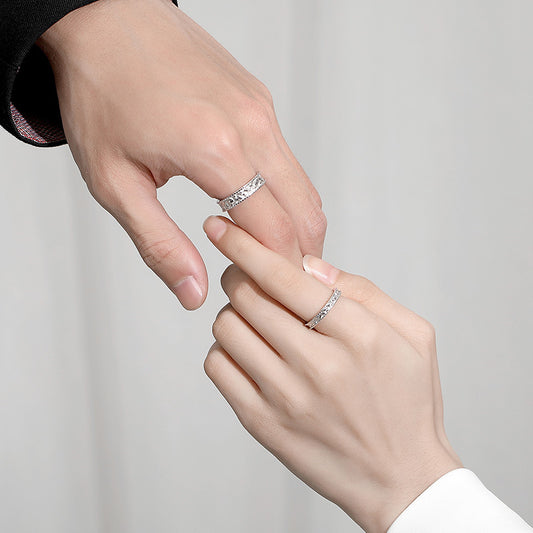 Custom Matching Wedding Rings for Him and Her