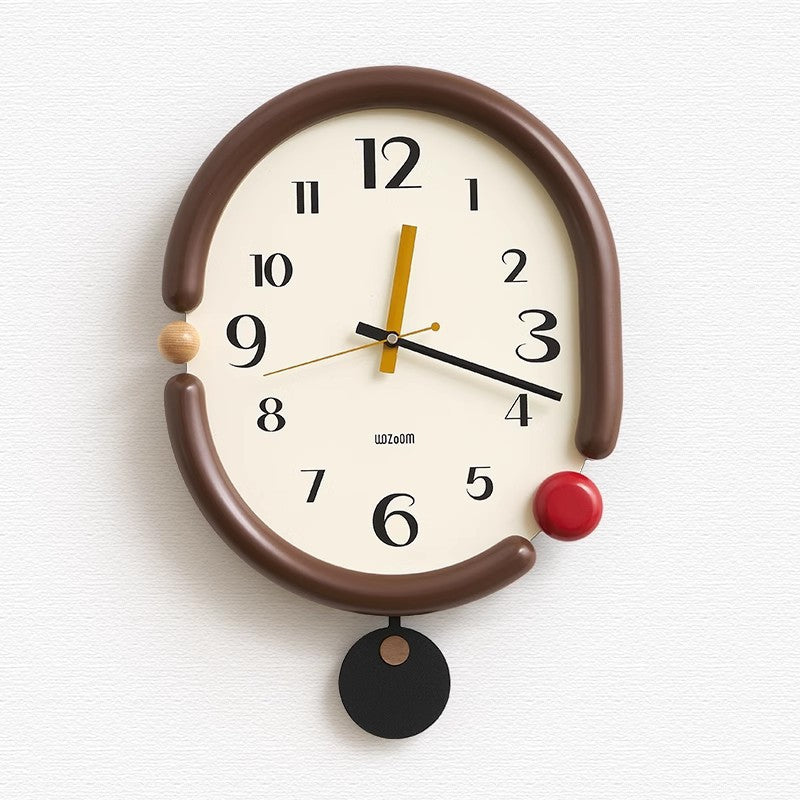 Minimalist Silent Analog Wall Clock - Scandinavian Design
