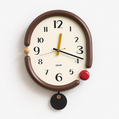 Minimalist Silent Analog Wall Clock - Scandinavian Design
