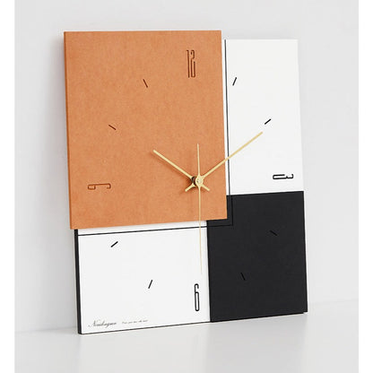 Square Shaped Modern Silent Wall Clock