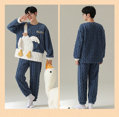 Matching Winter Pajamas Set for Couples