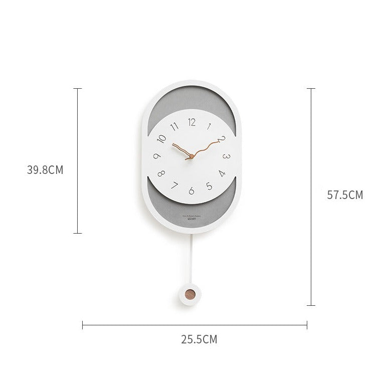 Long Modern Pendulum Analog Wall Clock