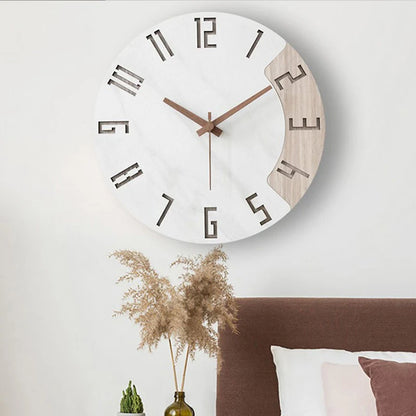 Japanese Style Wooden Silent Wall Clock – Minimalist & Zen Design