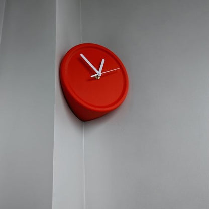Minimalistic Nordic Analog Silent Wall Corner Clock
