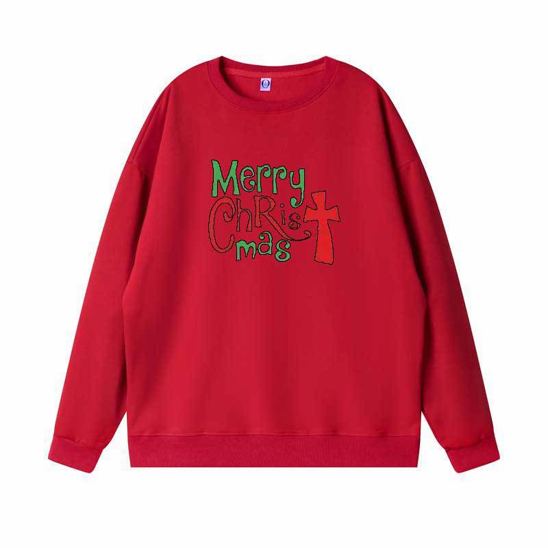 Mother and Daughter Long-sleeved Christmas Sweatshirts