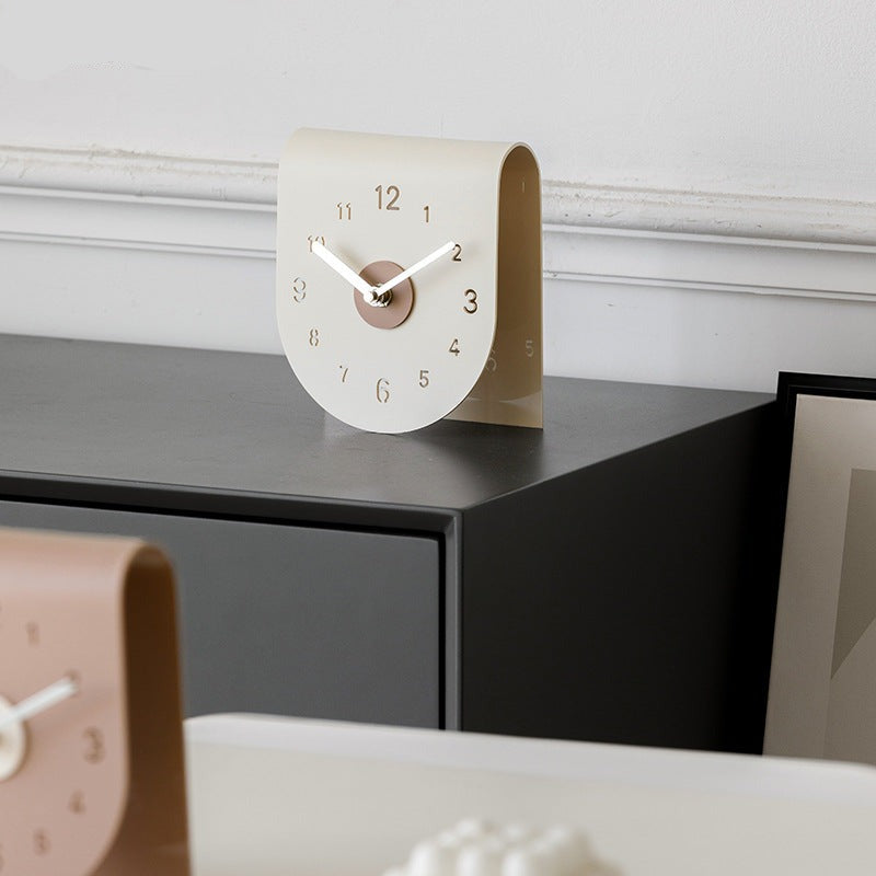 Creative Simple Study Table Clock (Silent, Non-Ticking)