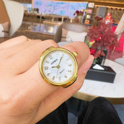 Gullei™ Fully Functional Real Dial Ring Watch - Adjustable Size