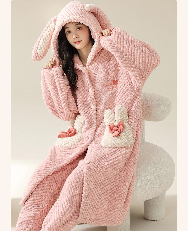 Holiday Loungewear Women Flannel Pajamas Set